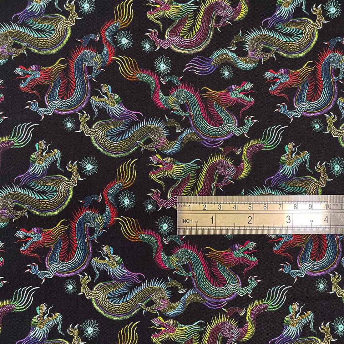 Black Printed Cotton Fabrics