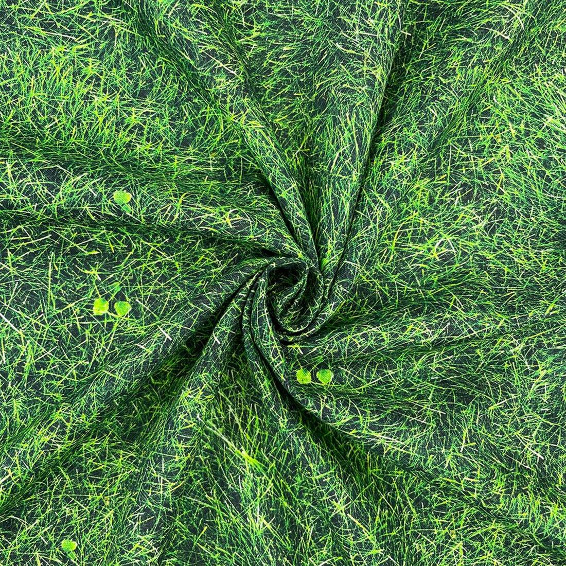 Green Printed Cotton Fabrics