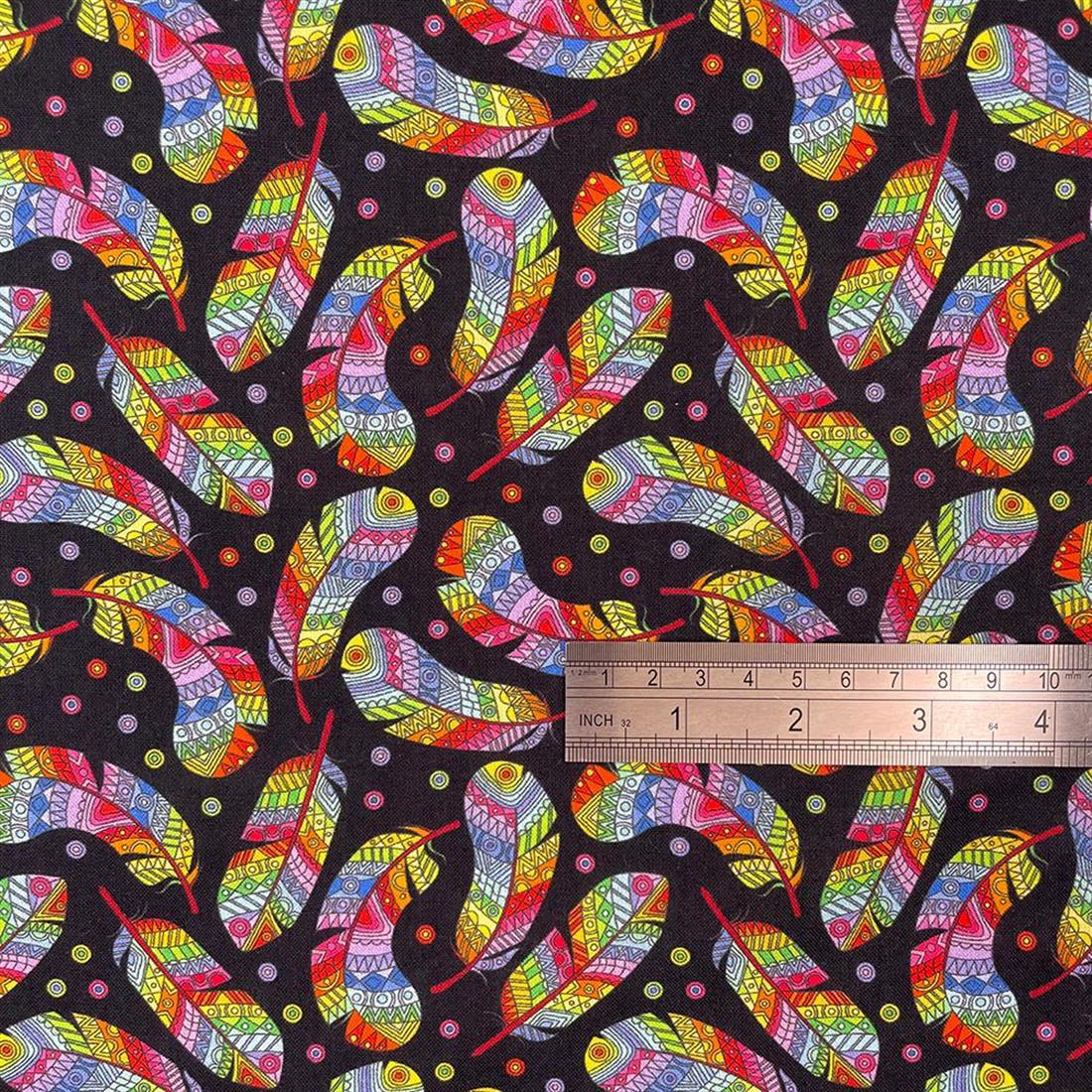 Black Printed Cotton Fabrics