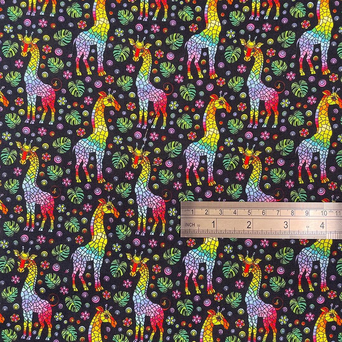 Black Printed Cotton Fabrics