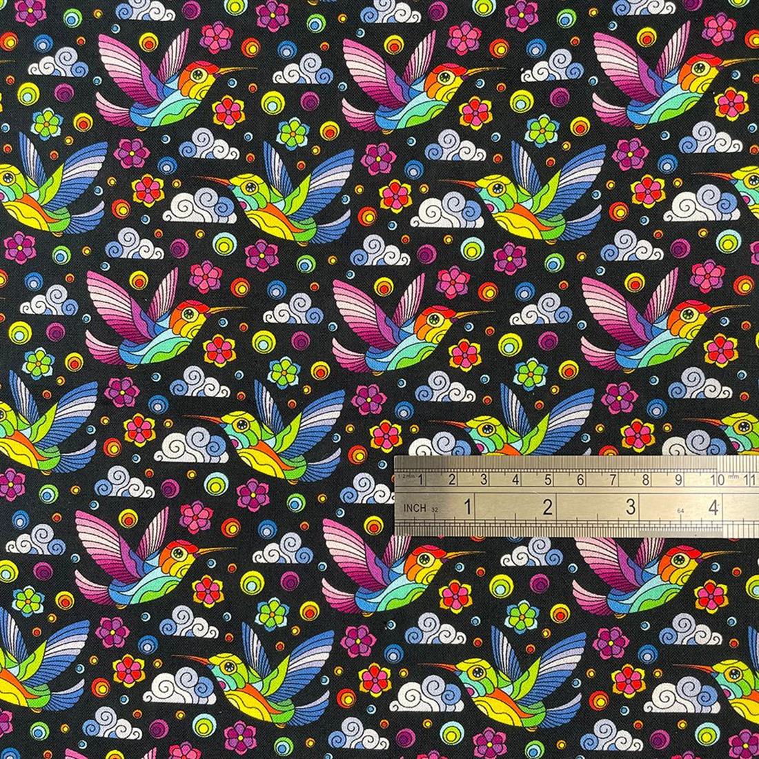 Black Printed Cotton Fabrics