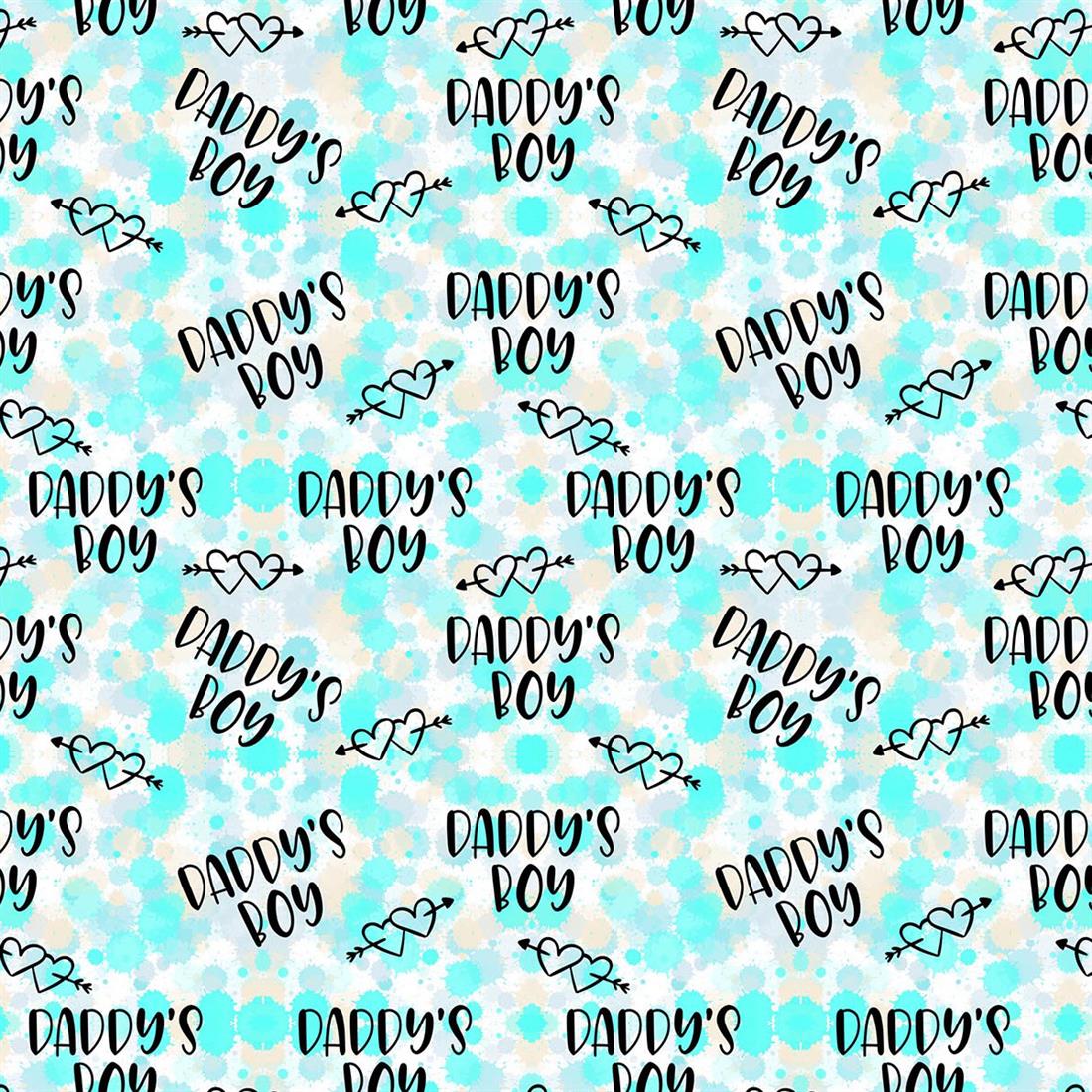 Aqua Printed Cotton Fabrics