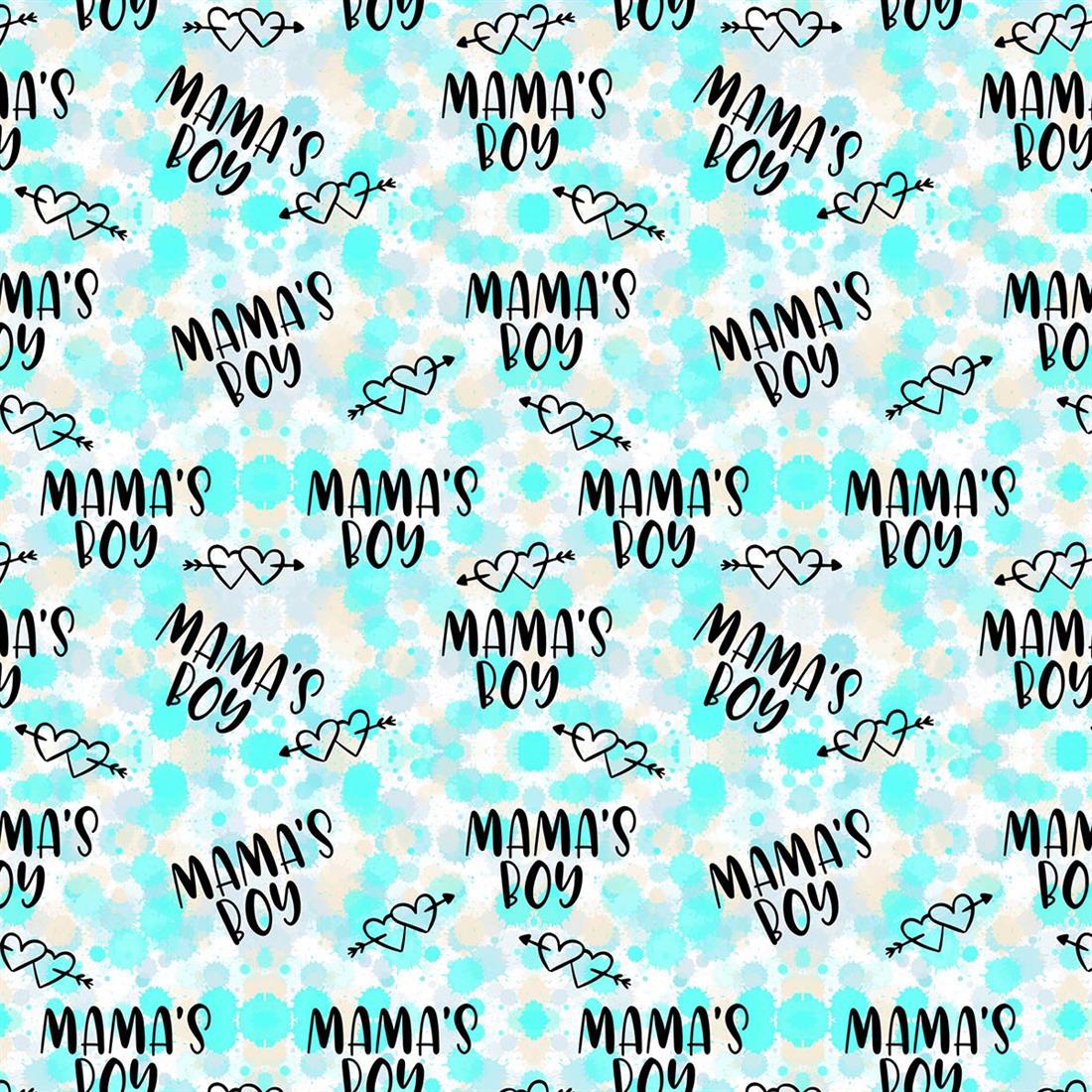 Aqua Printed Cotton Fabrics