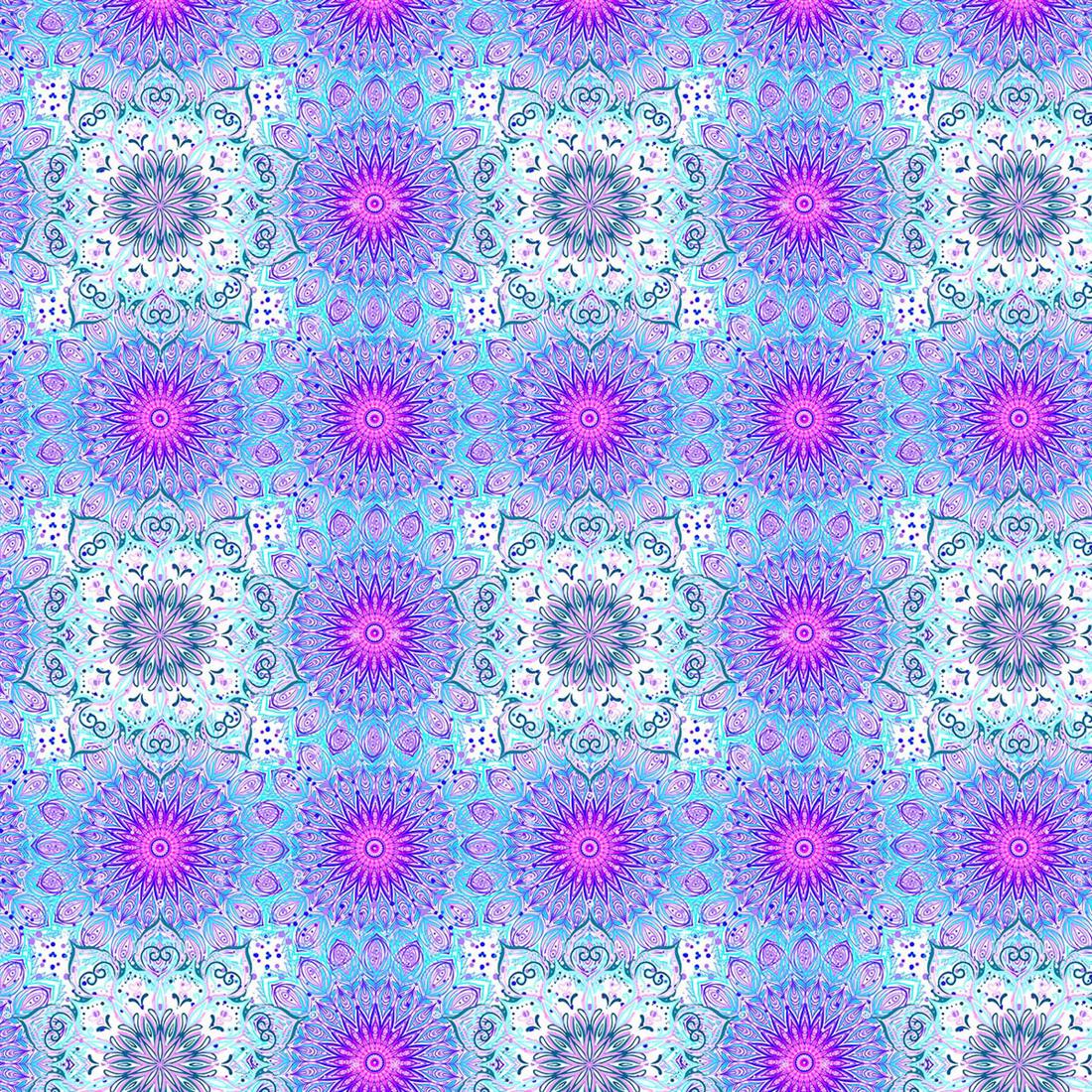 Blue Printed Cotton Fabrics