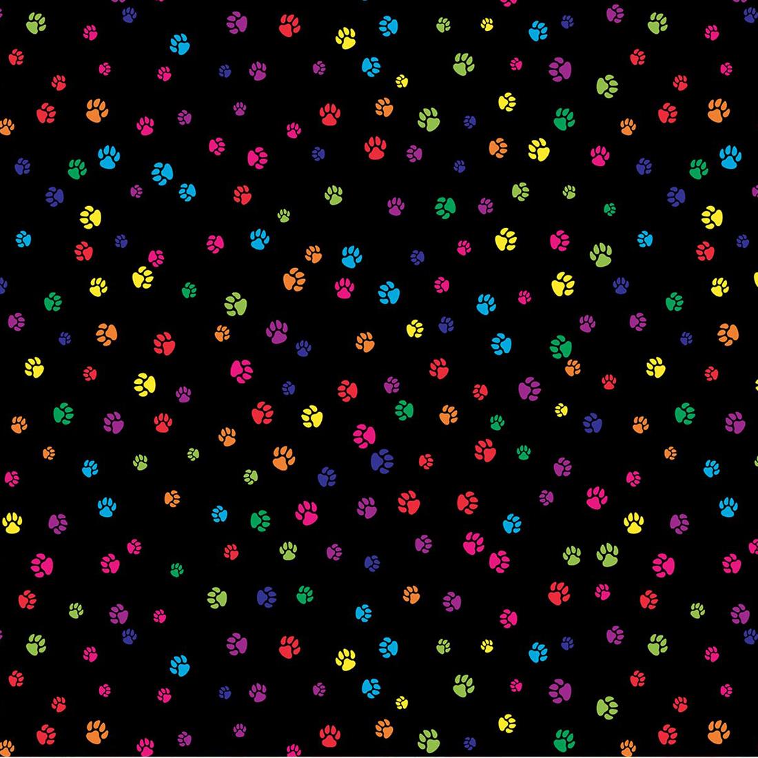 Black Printed Cotton Fabrics