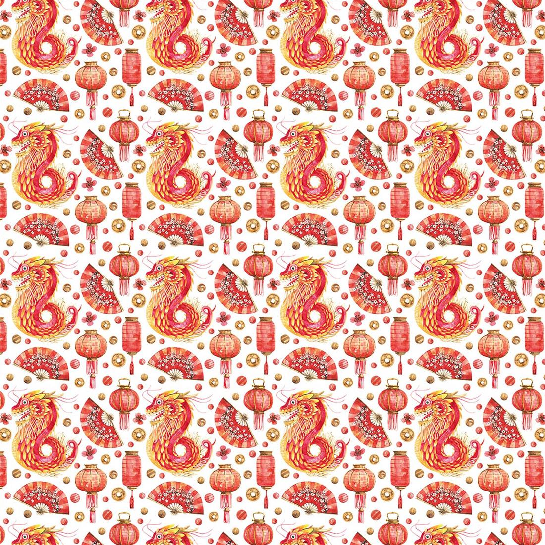 White Printed Cotton Fabrics