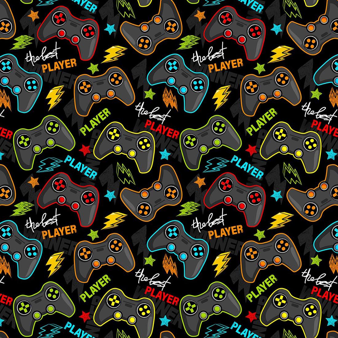 Black Printed Cotton Fabrics