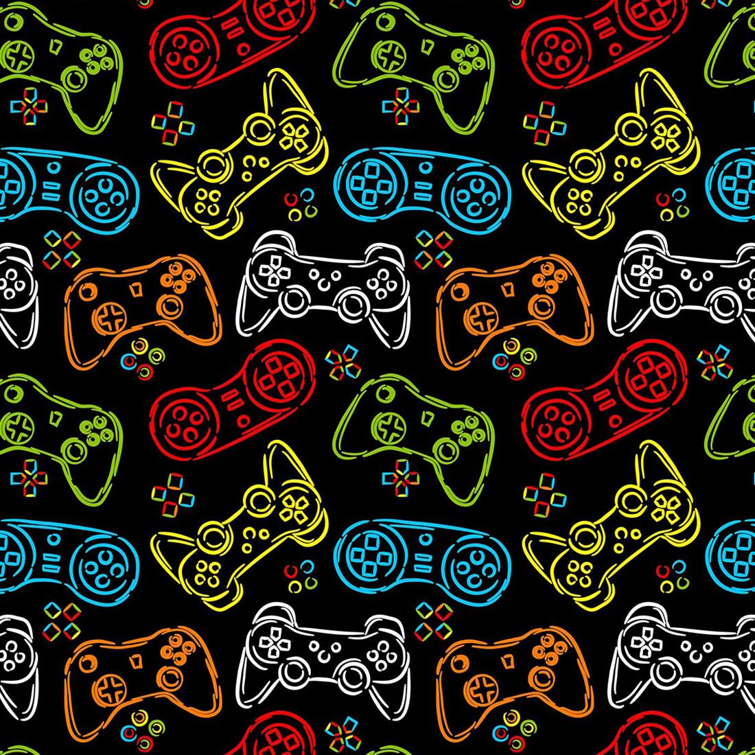 Black Printed Cotton Fabrics