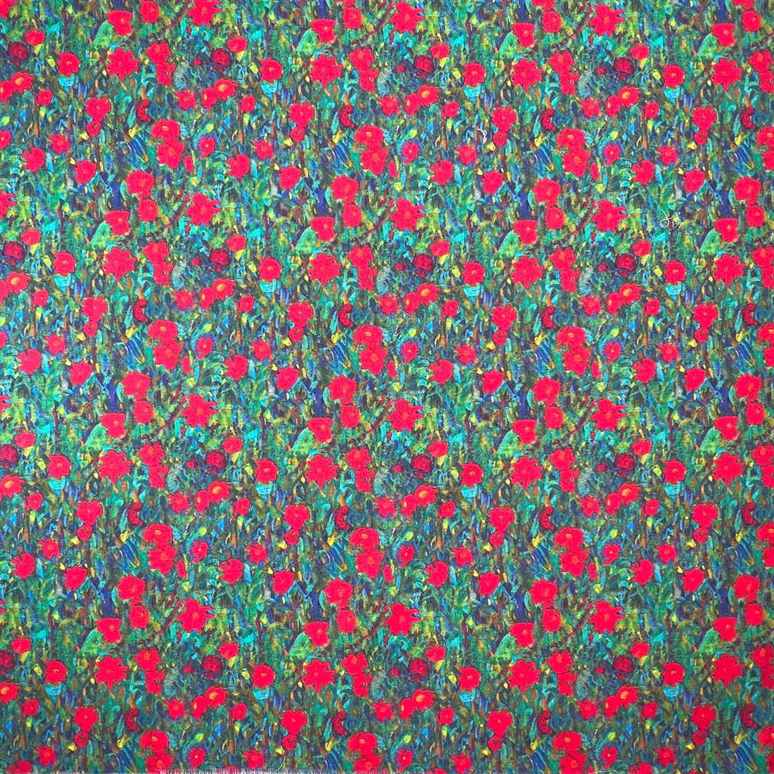 Multicolour Cotton Klimt's Farm Flowers