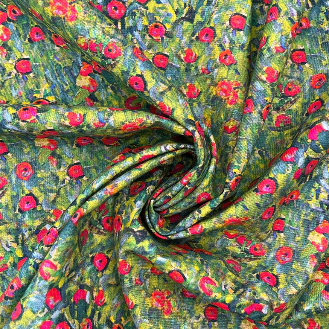 Multicolour Cotton Klimt's Apples