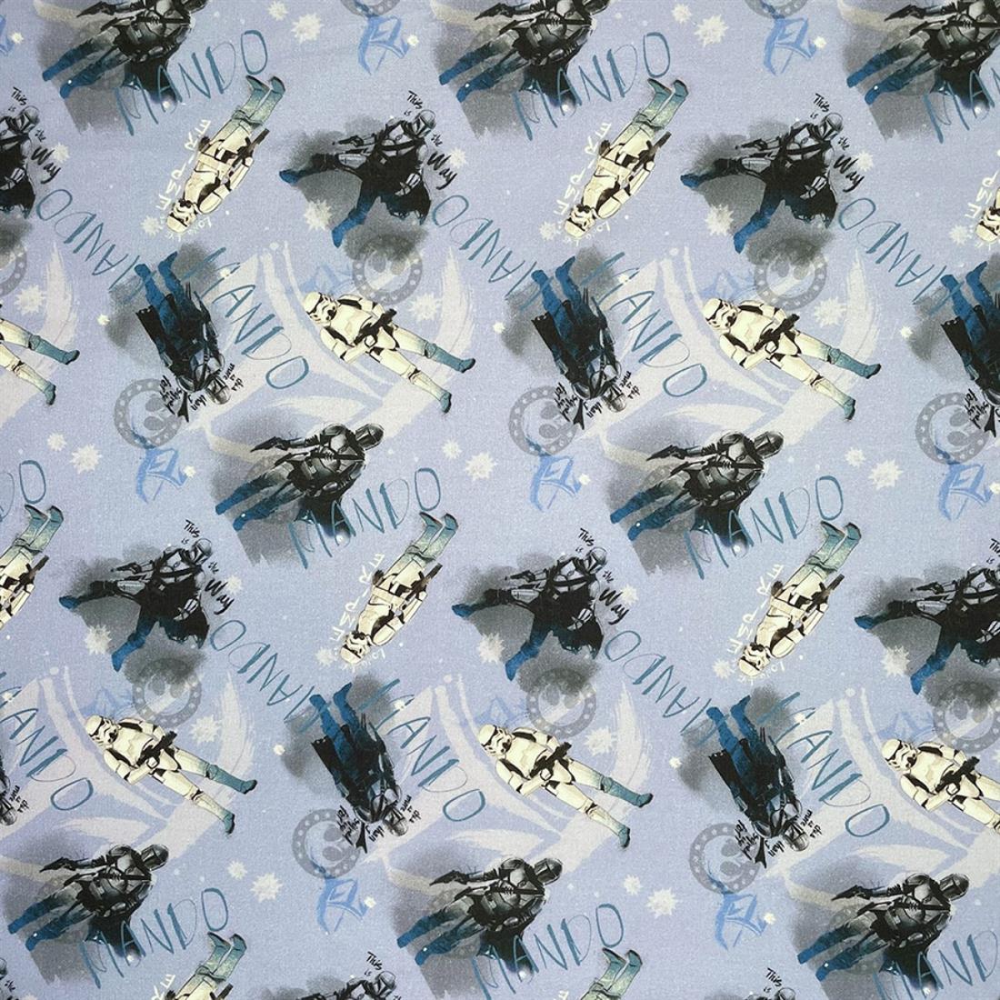 Blue Printed Cotton Fabrics