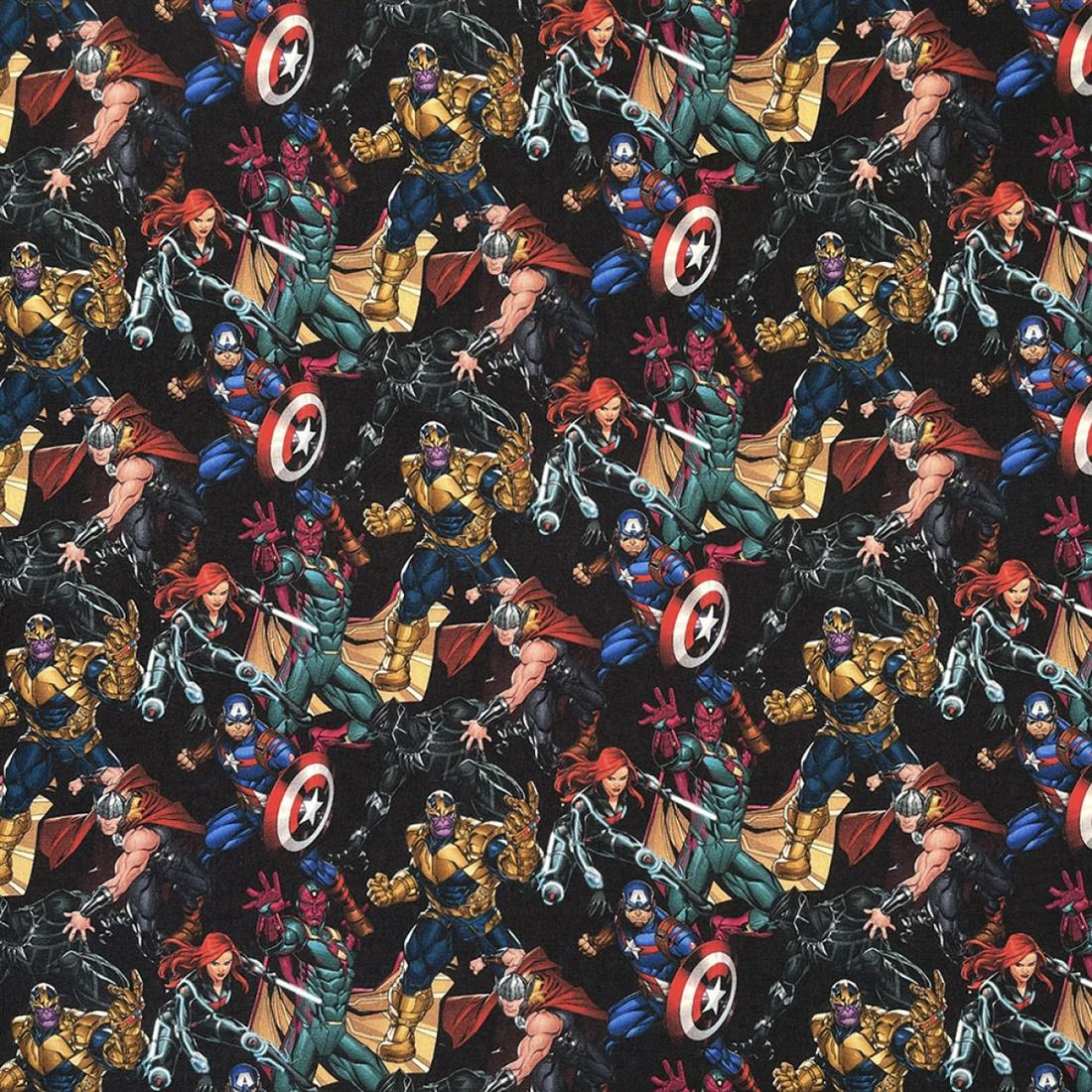 Black Printed Cotton Fabrics