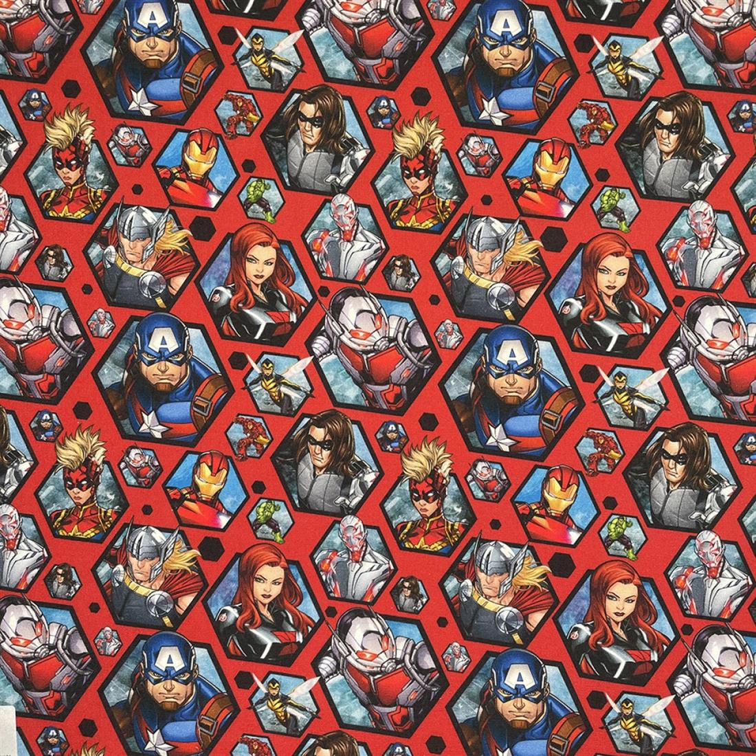Red Printed Cotton Fabrics