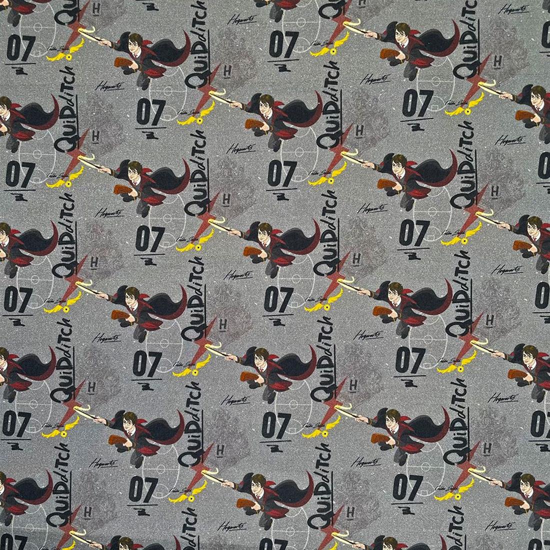 Grey Printed Cotton Fabrics