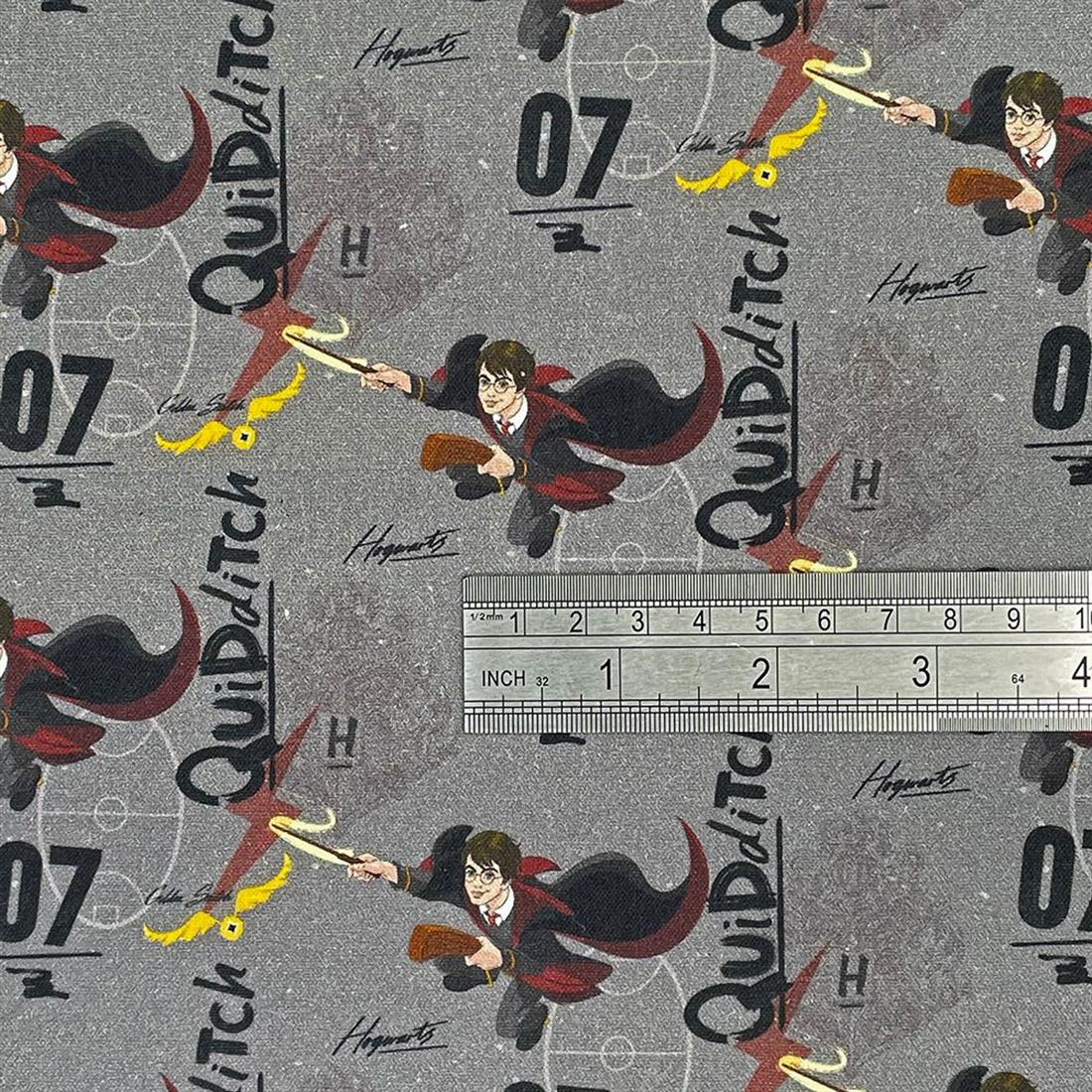 Grey Printed Cotton Fabrics