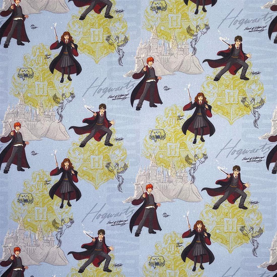 Blue Printed Cotton Fabrics