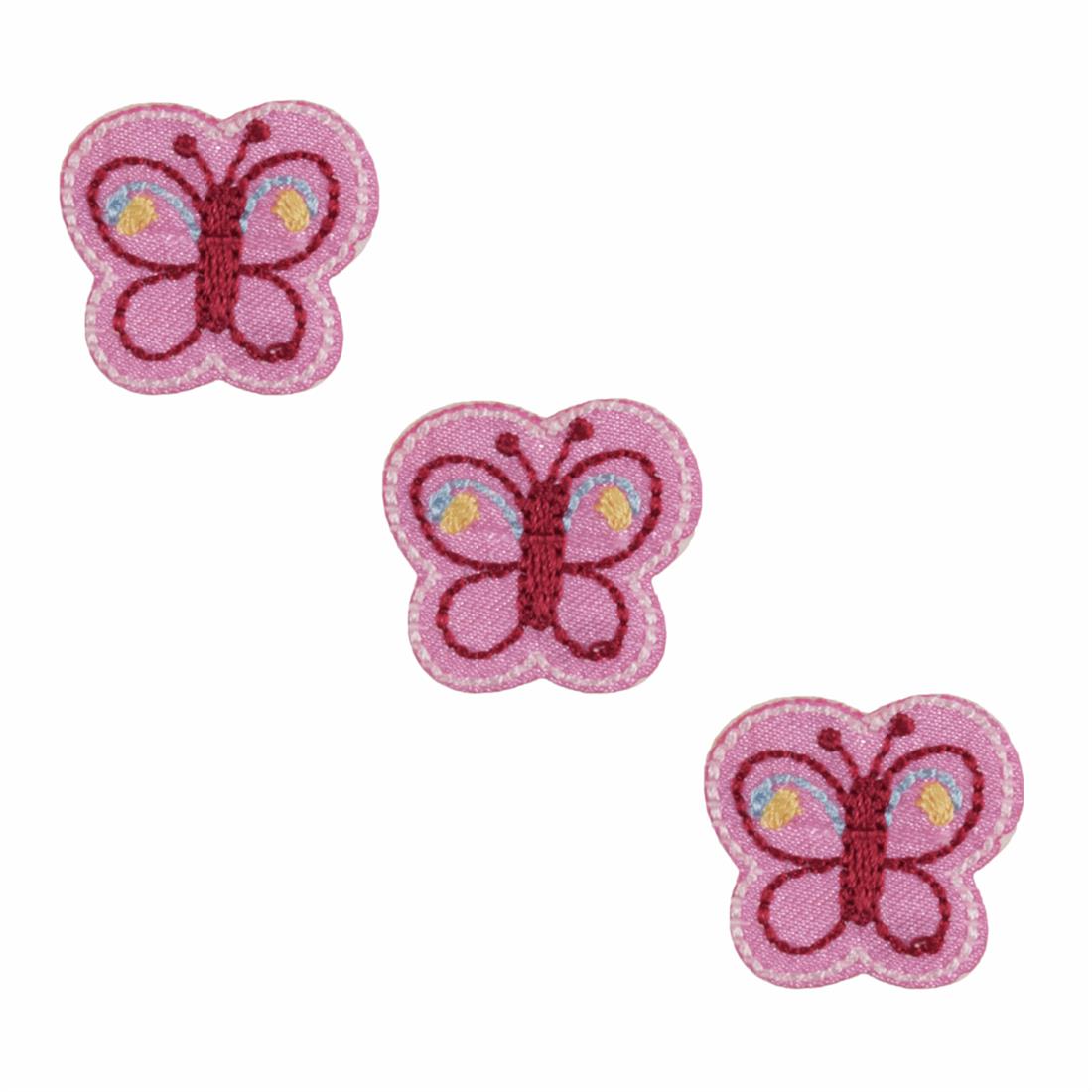 Three Pink Butterflies