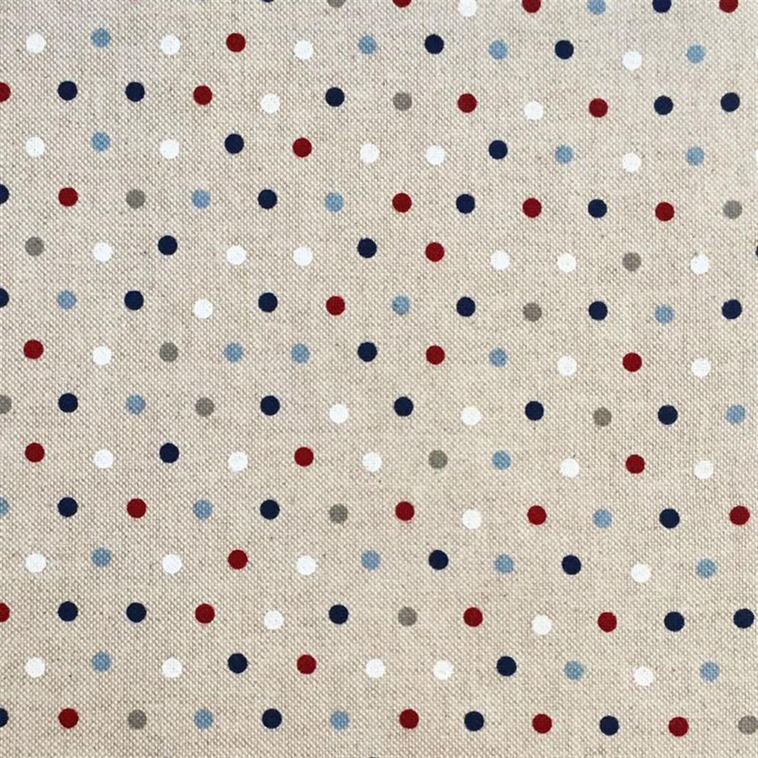 Nautical Linen Printed Canvas Fabric