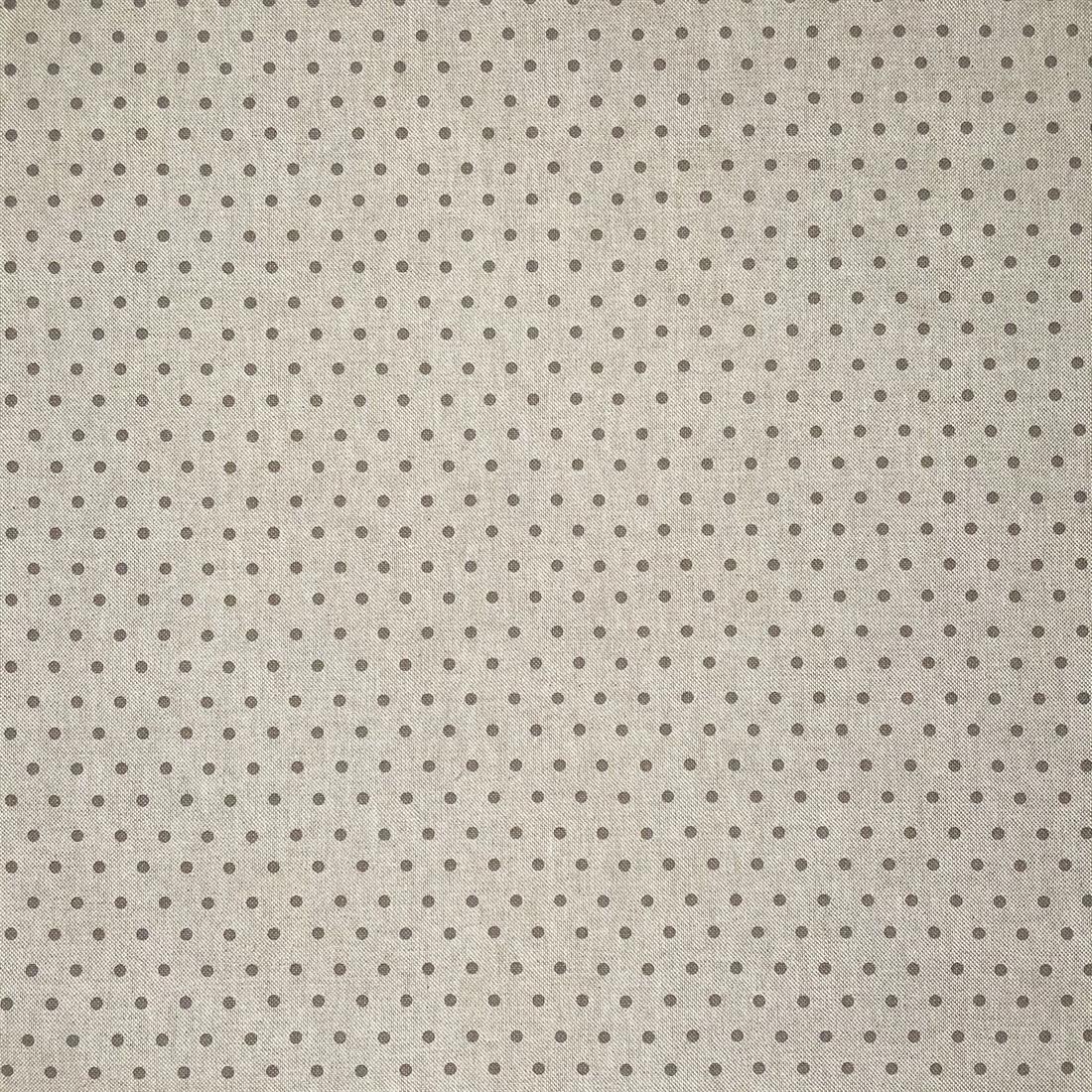 Grey Linen Printed Canvas Fabric
