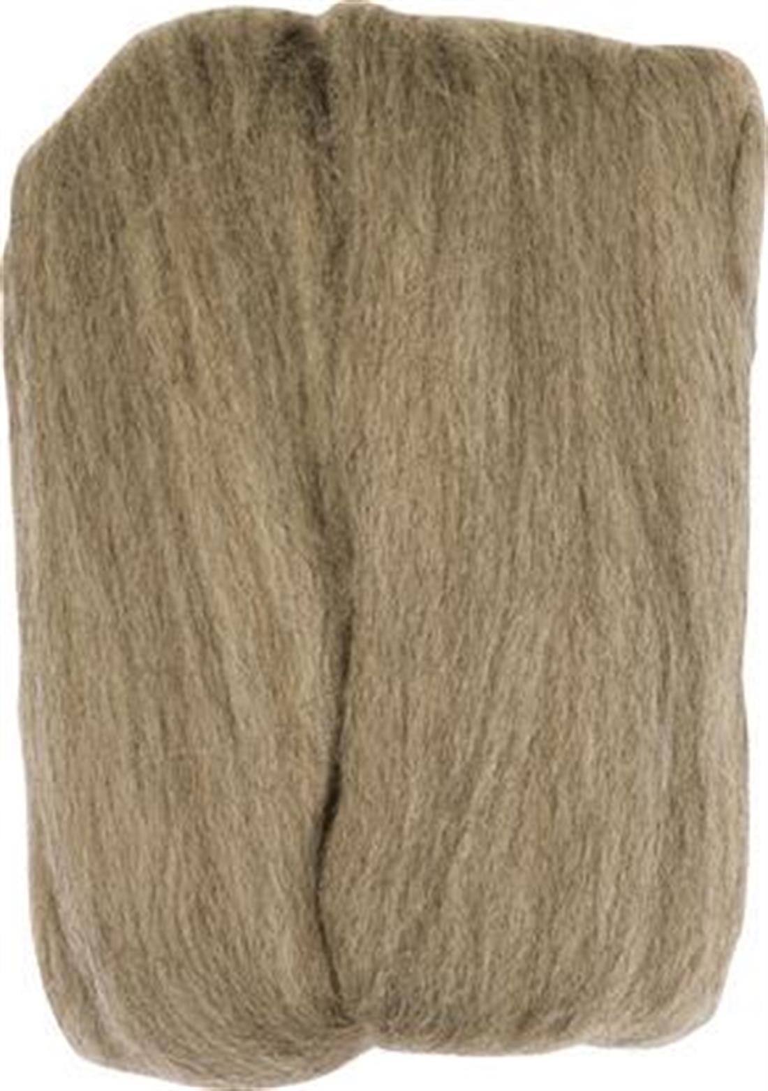 20g Clover Natural Wool Roving (Ash)