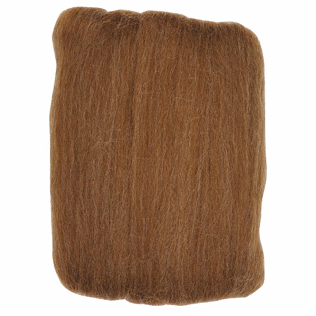 Caramel 20g Clover Natural Wool Roving (Caramel)