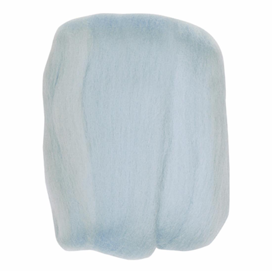 Light Blue 20g Clover Natural Wool Roving (Light Blue)