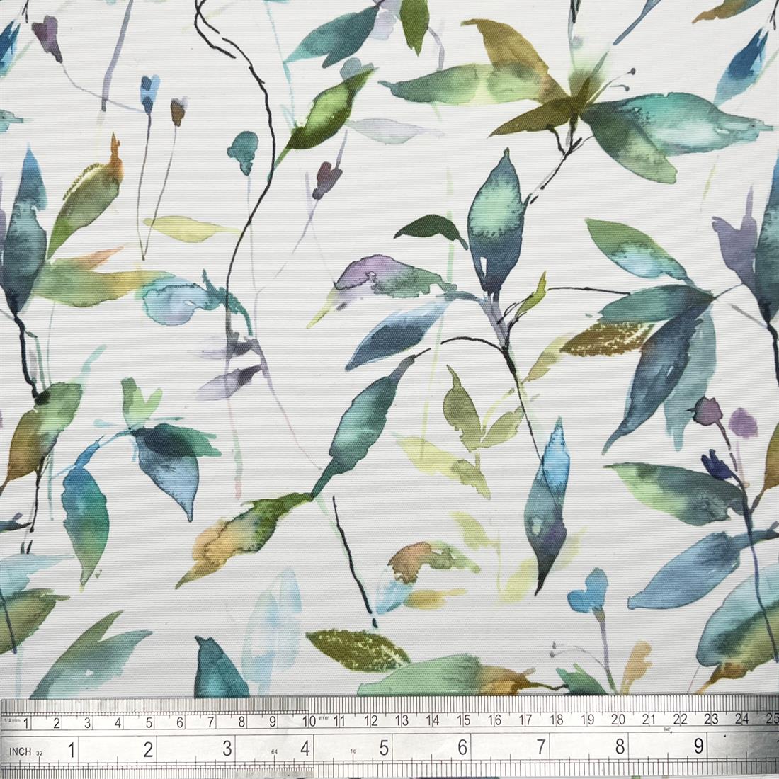 Peacock Digital Print Lago - Water Repellent Outdoor Upholstery Fabric