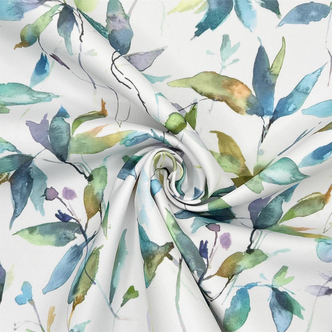 Peacock Digital Print Lago - Water Repellent Outdoor Upholstery Fabric