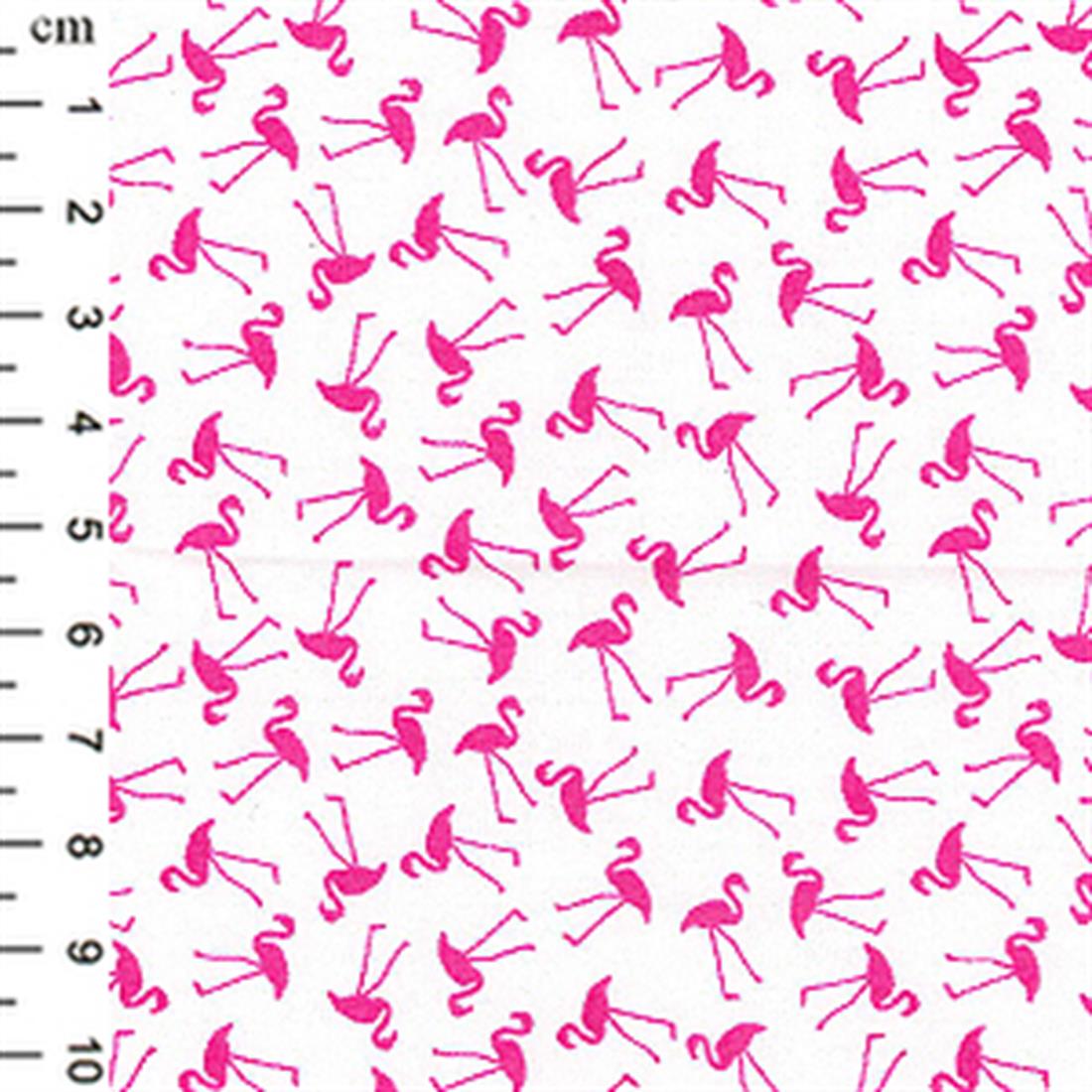 White Cotton Flamingo