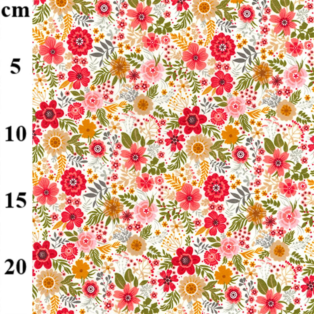Ivory Printed Cotton Fabrics