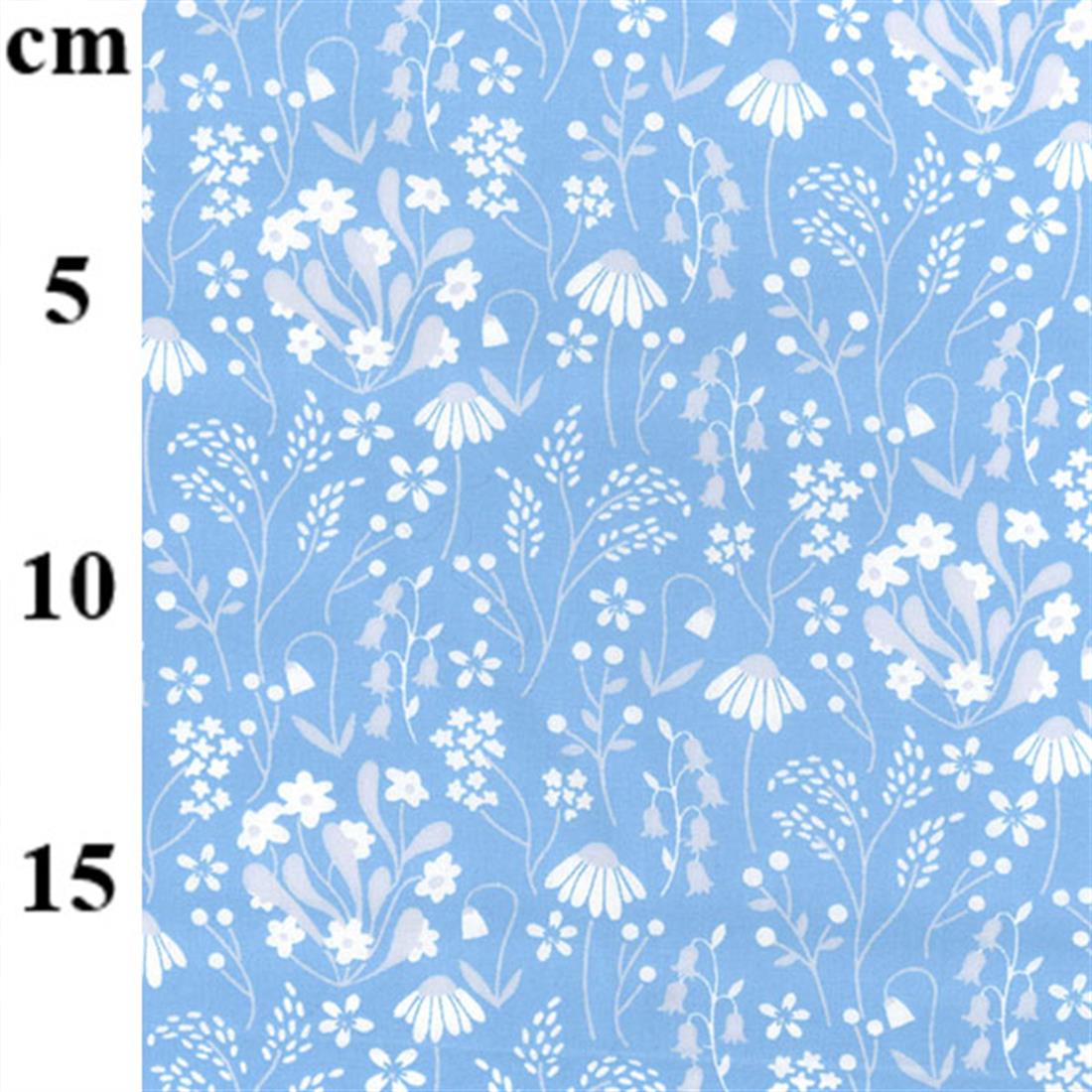 Blue Printed Cotton Fabrics