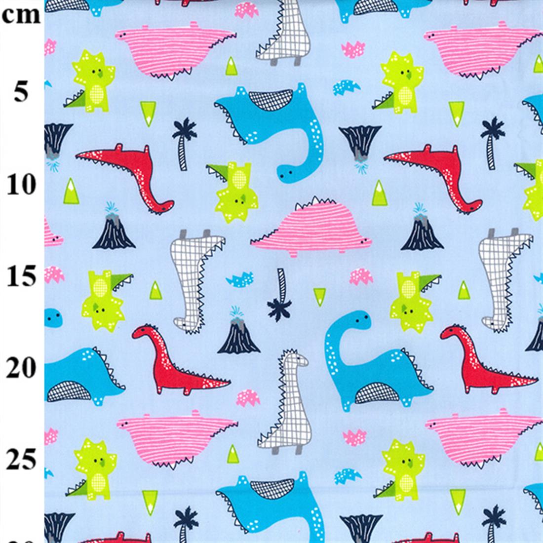 Blue Printed Cotton Fabrics