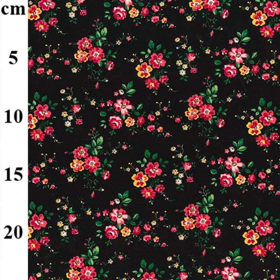 Black Printed Cotton Fabrics