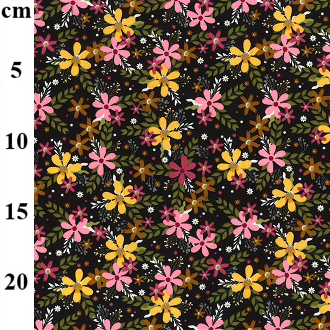 Black Printed Cotton Fabrics