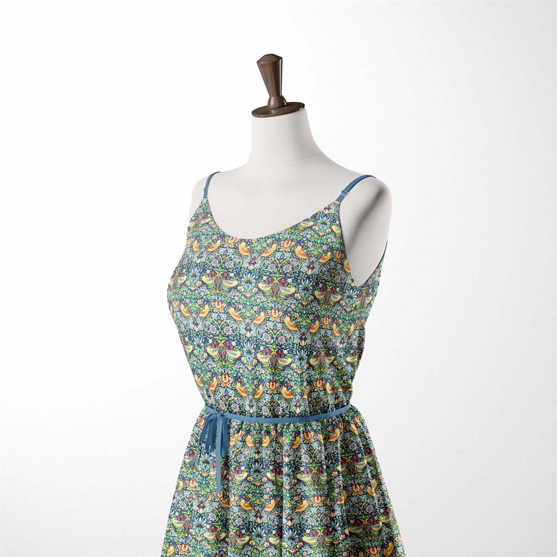 Multicolour Cotton William Morris - Strawberry Thief
