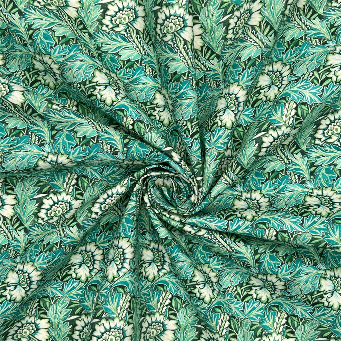Multicolour Cotton William Morris - Vintage Anemone Flower