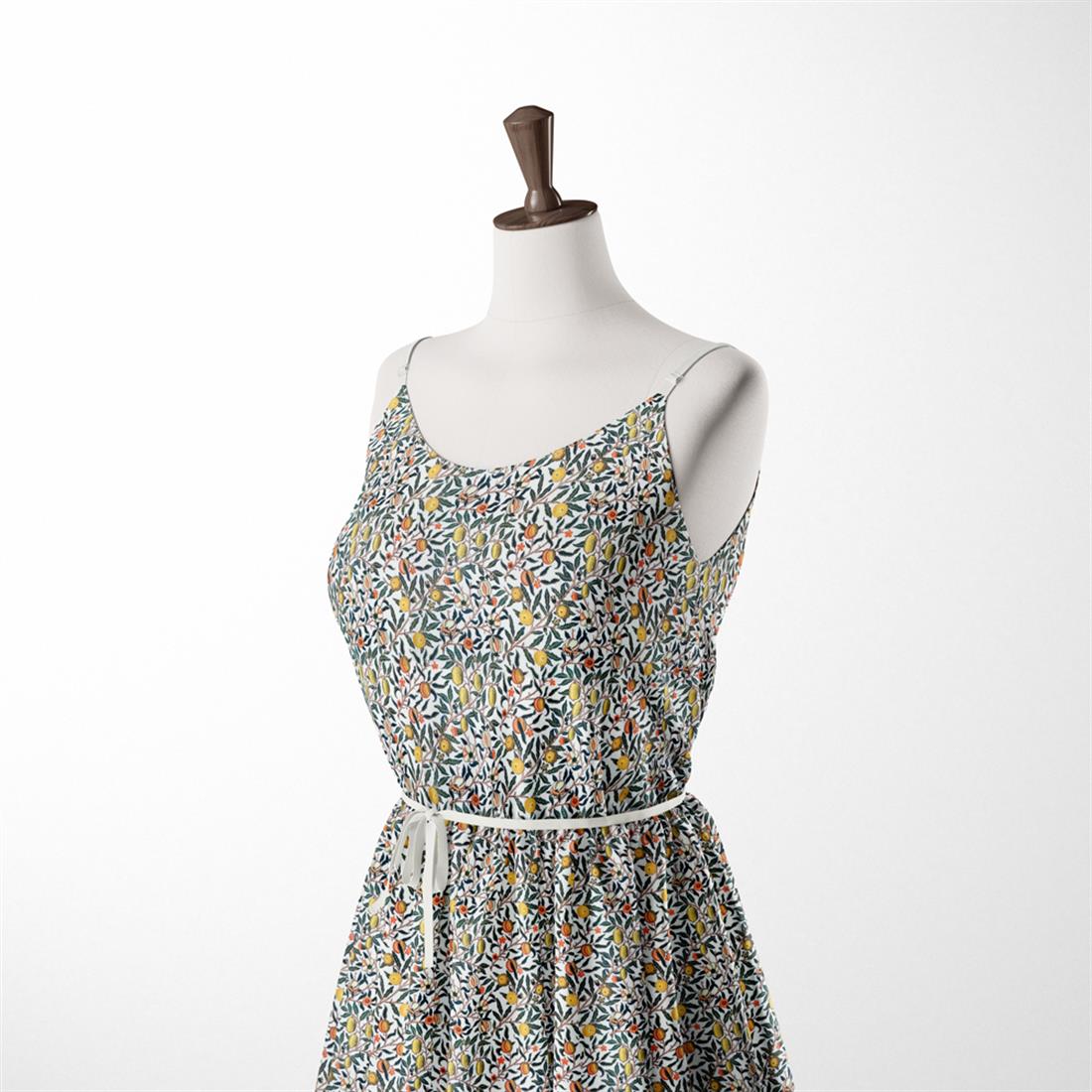 Multicolour Cotton William Morris - Pomegranate Cream
