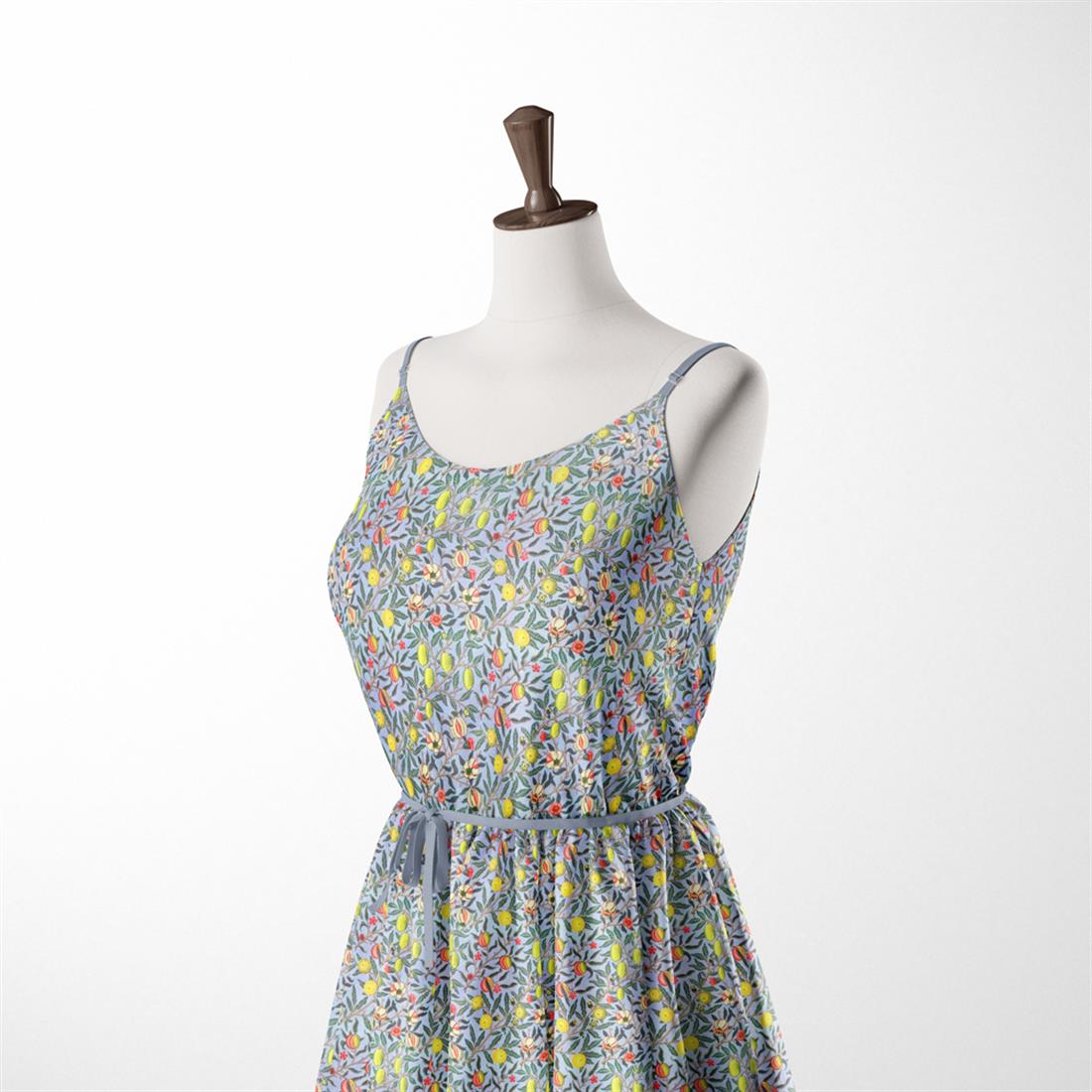 Multicolour Cotton William Morris - Pomegranate Blue