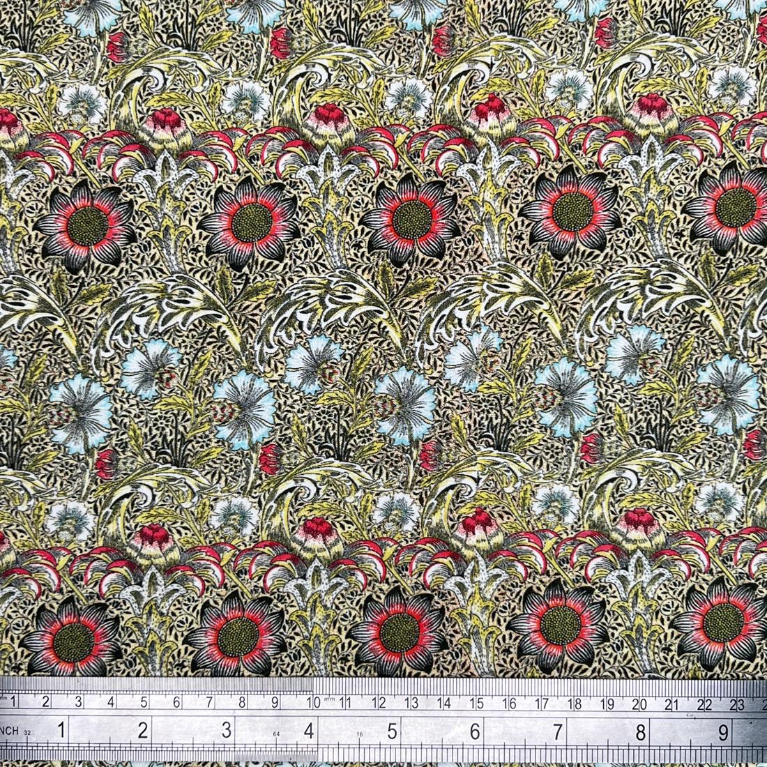 Multicolour Cotton William Morris - Corncockle