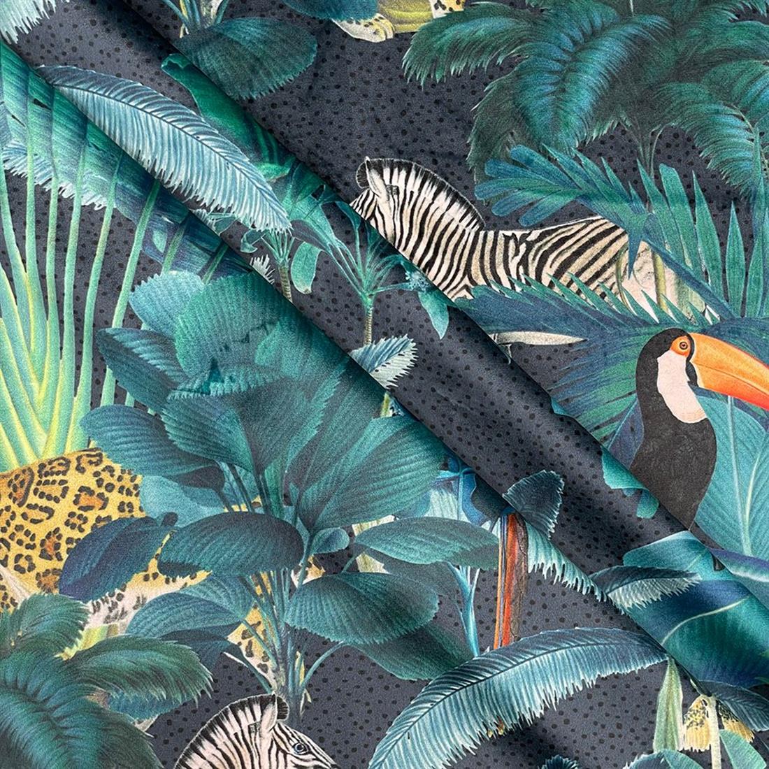 Midnight Digital Print Velvet Velvets