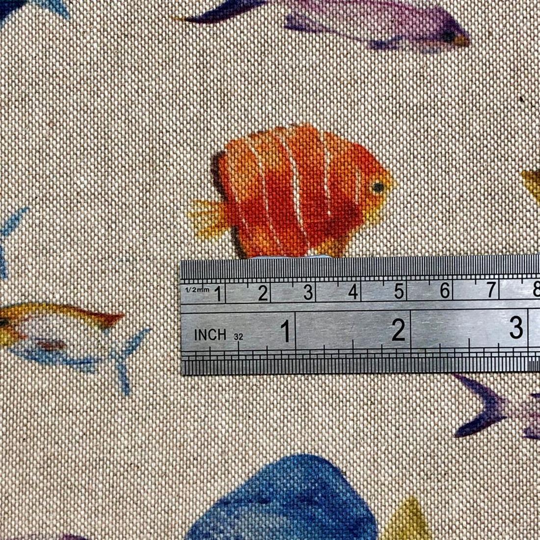 Natural Aquarium - Quality Cotton Linen Fabric Upholstery Furnishing