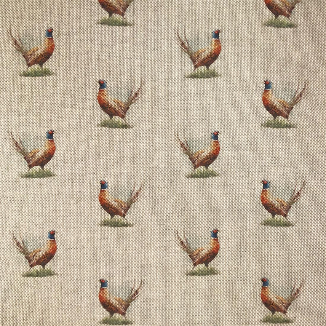 Metre Digital Print Linen Pheasant