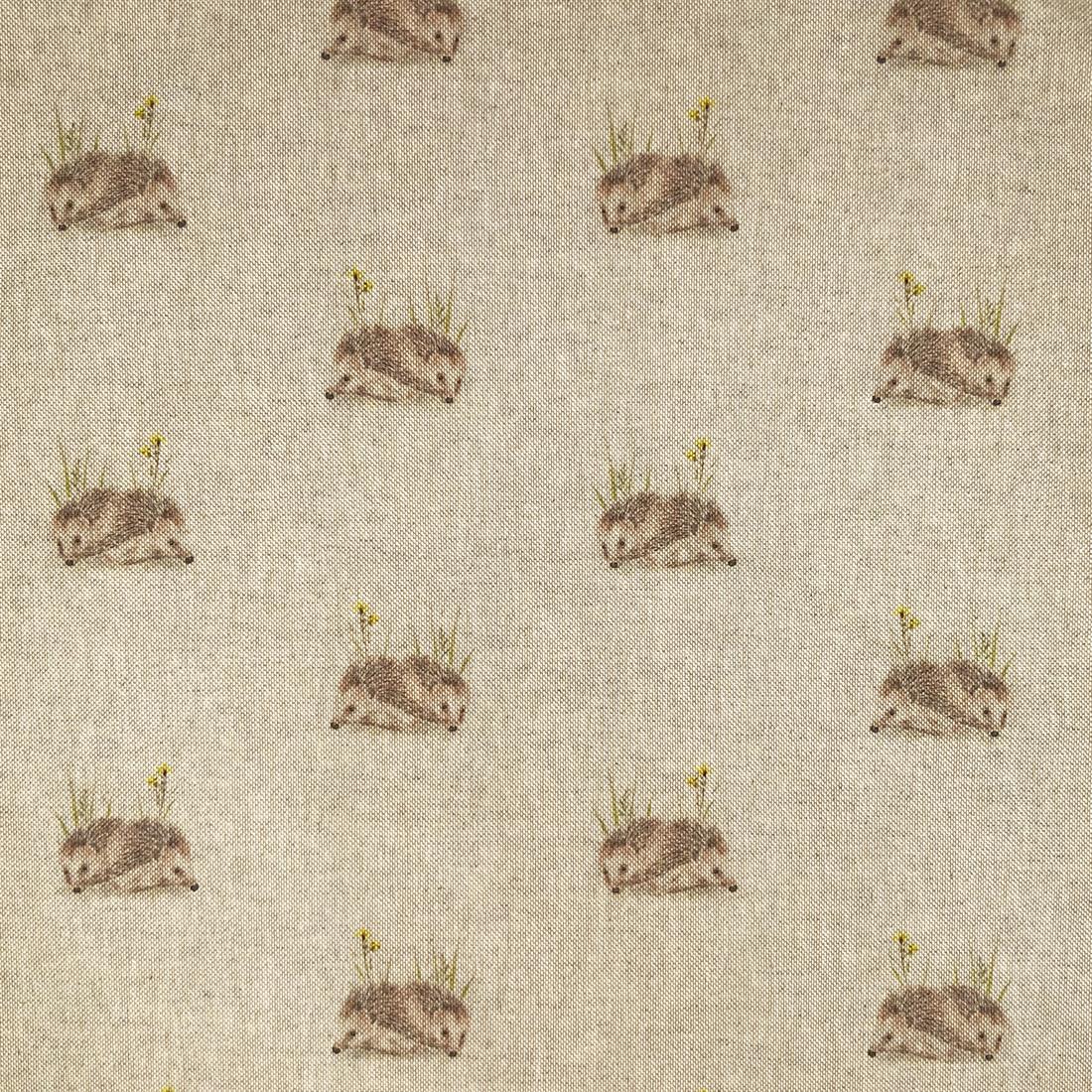 Metre Digital Print Linen Hedgehogs