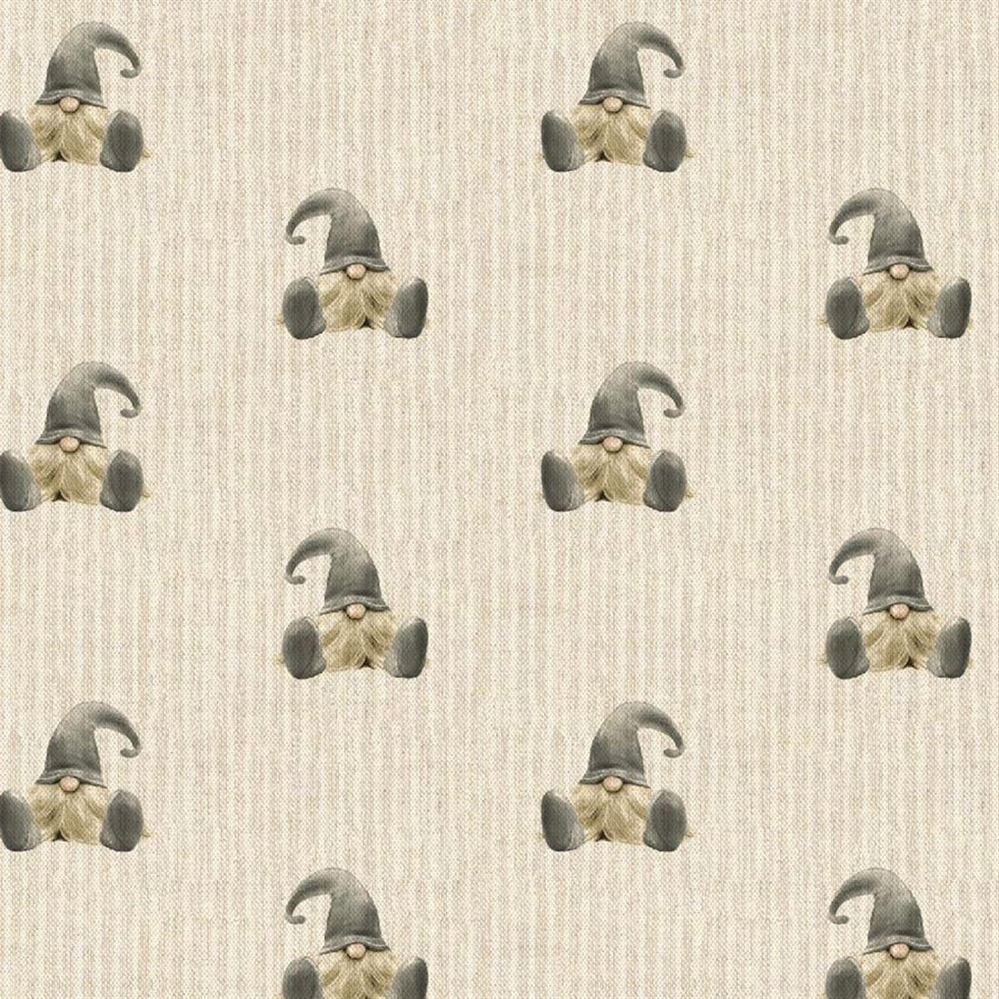 Metre Digital Print Linen Gonk Grey