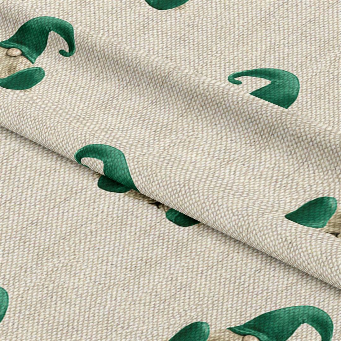 Metre Digital Print Linen Gonk Green
