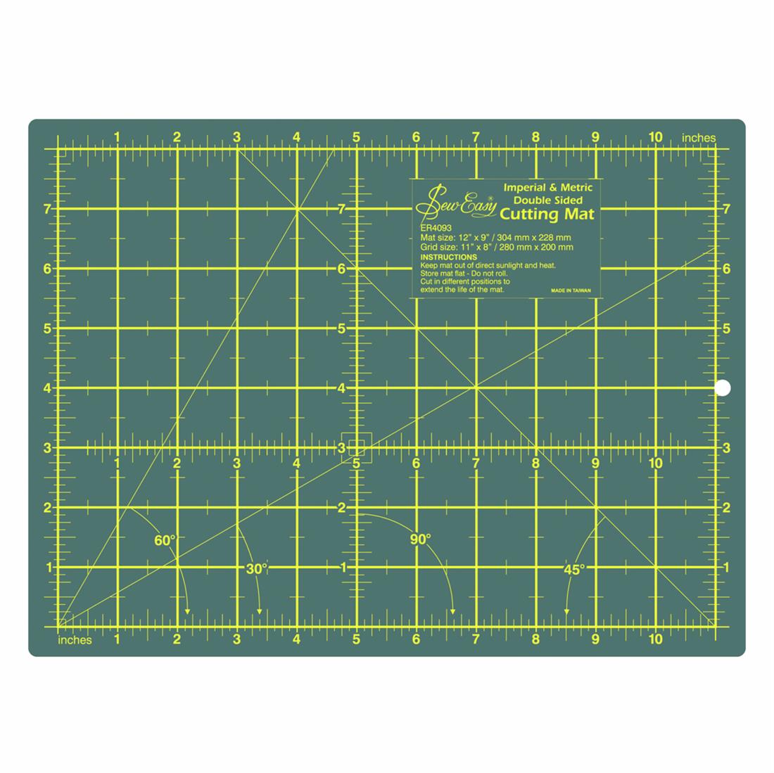Sew Easy Self Healing Cutting Mat. 30cm X 20cm (12" X 8")