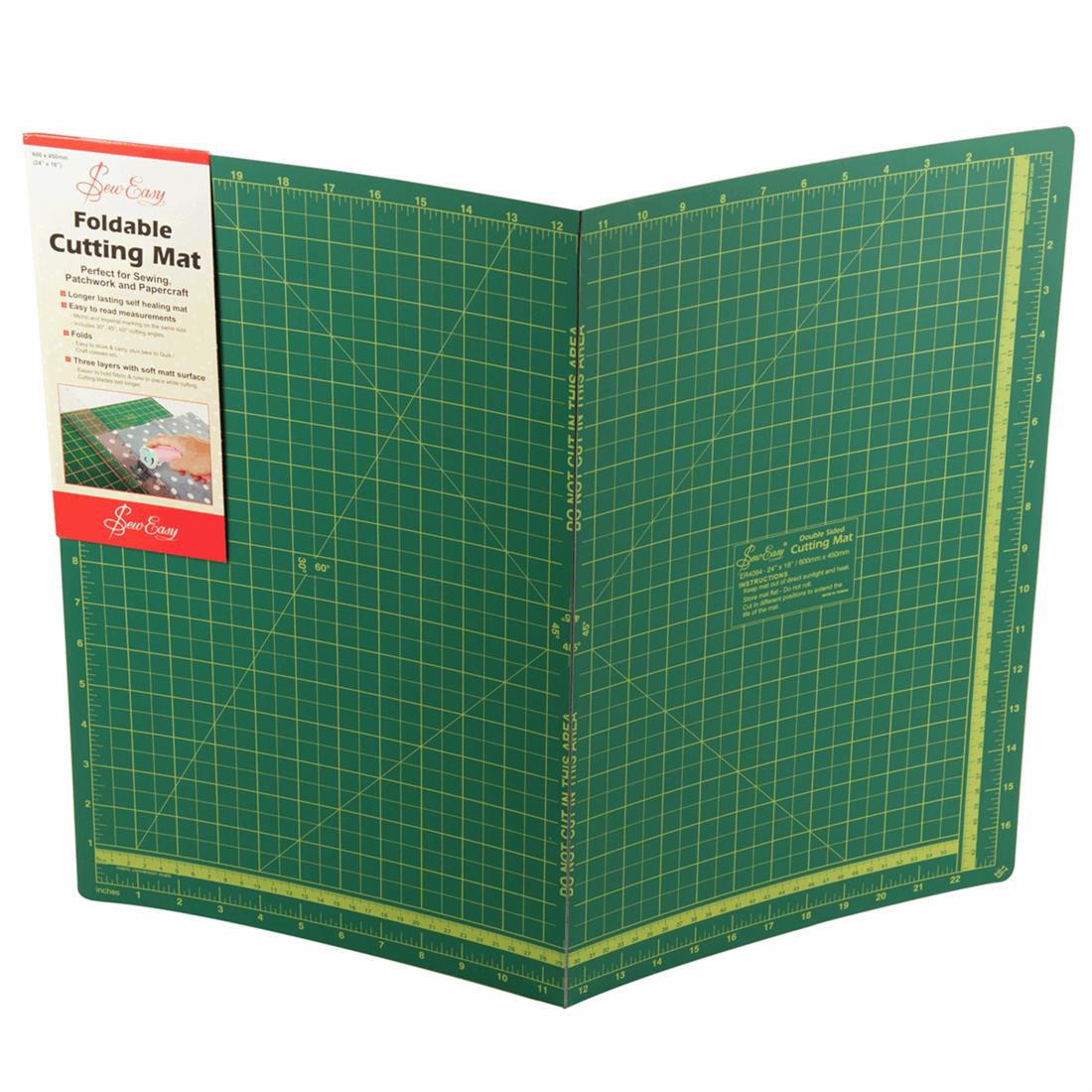 Sew Easy Foldable 60 X 45cm Cutting Mat