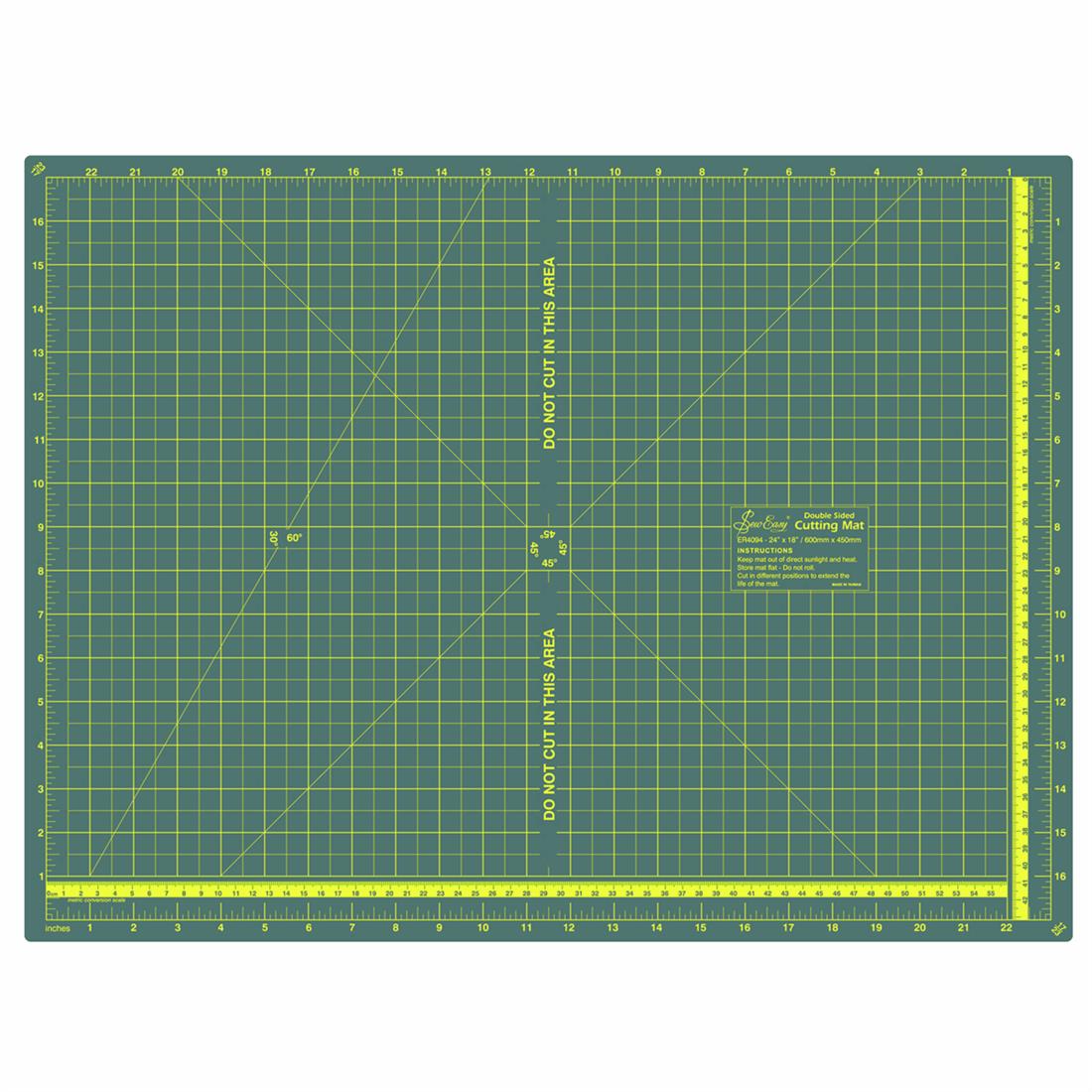 Sew Easy Foldable 60 X 45cm Cutting Mat