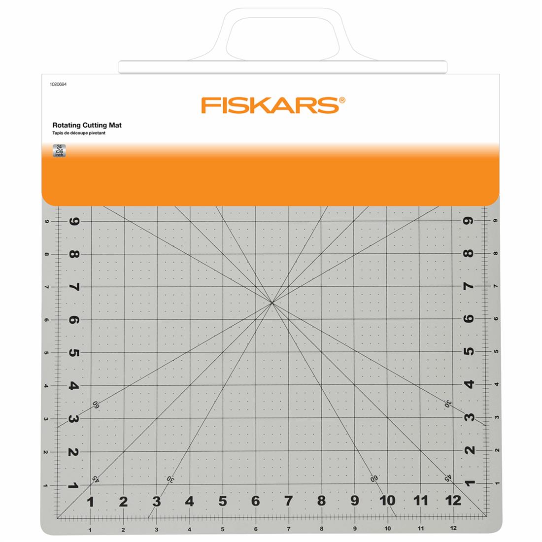 Fiskars Rotating Cutting Mat 13 Inch Grid.