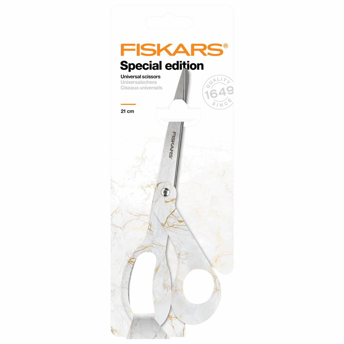 Fiskars Limited Edition Gold Marble Scissors 21cm